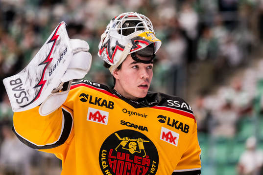 Luleås målvakt Matteus Ward