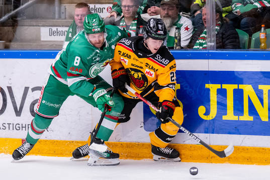 Rögles Linus Sandin och Luleås Jesper Sellgren