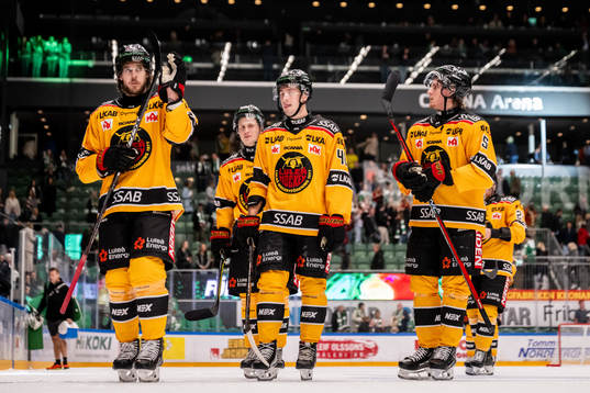 Luleås Mario Kempe, Jonas Berglund, David Lilja och Marcus