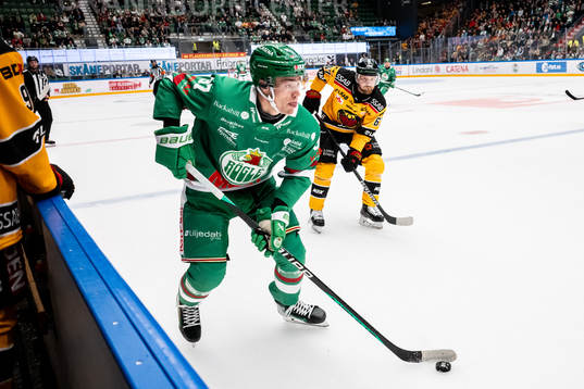 Rögles Albin Sundsvik och Luleås Linus Omark