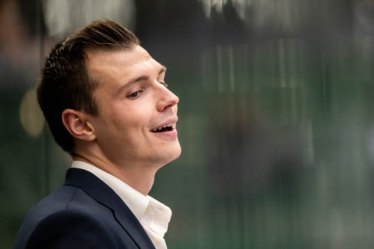 Rögles assisterande tränare Max Bohlin