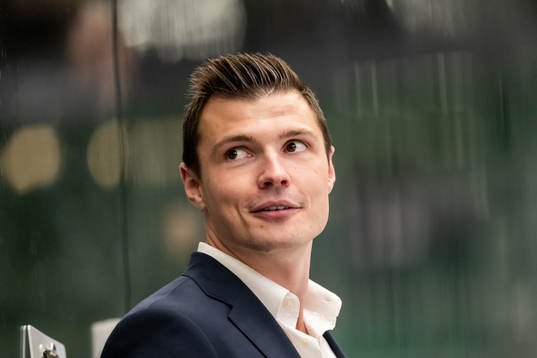 Rögles assisterande tränare Max Bohlin