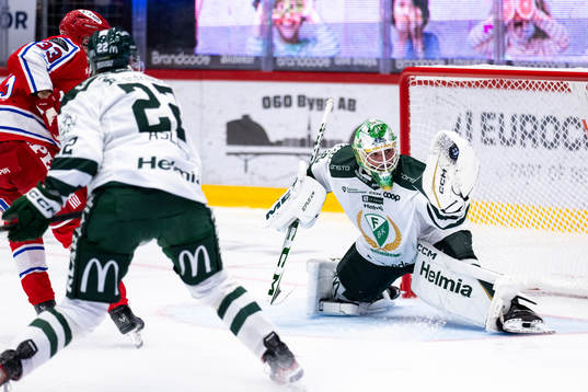 Färjestads målvakt Maxime Lagacé