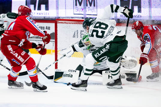 Färjestads målvakt Maxime Lagacé