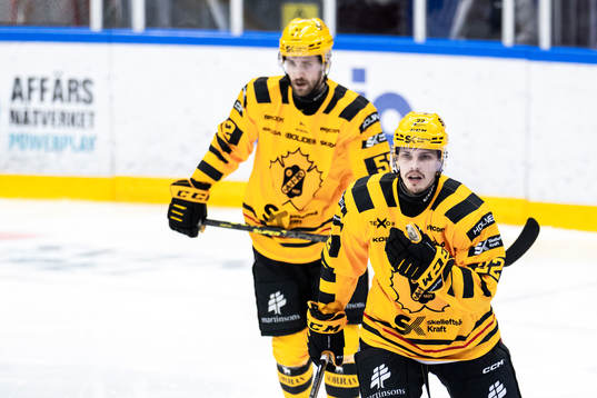Skellefteås Arvid Lundberg och Jonathan Johnson deppar