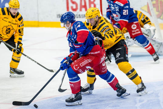 Oskarshamns Olli Palola och Skellefteås Oscar Lindberg
