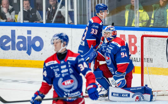 Oskarshamns Olli Palola, Oskar Asplund och målvakt Marek