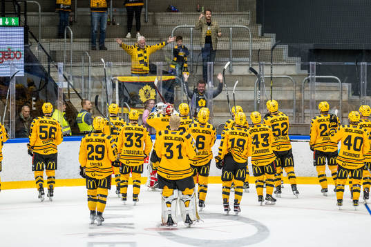 Skellefteås spelare jublar