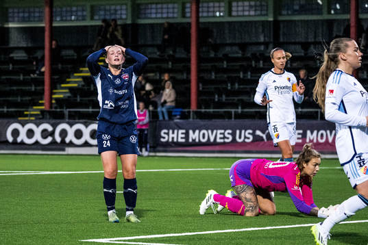 FC Rosengårds Hanna Andersson deppar