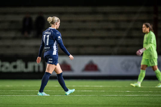 FC Rosengårds Emma Jansson deppar