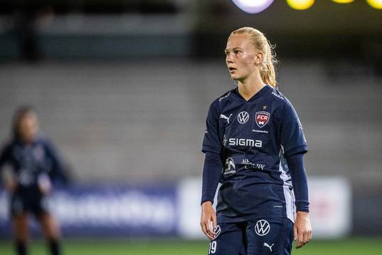FC Rosengårds Sofie Bruun Bredgaard deppar