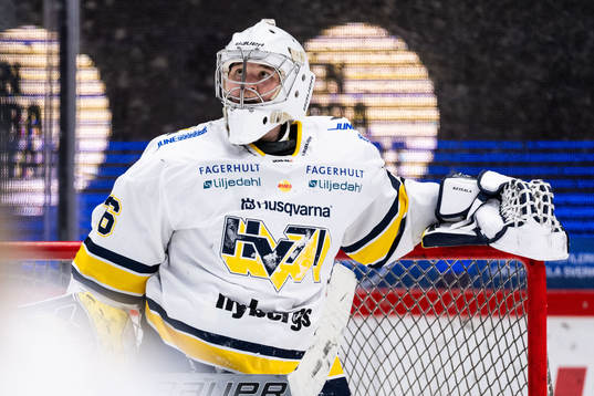 HV71s målvakt Anni Keisala deppar