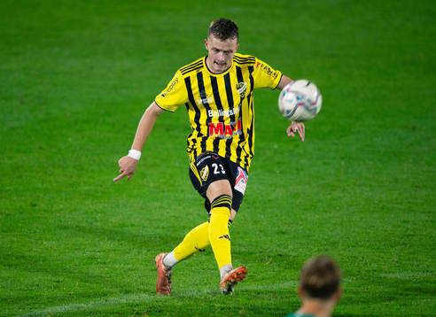 IFK Hässleholms Philip Tobias Berndt i matchen i div. 2