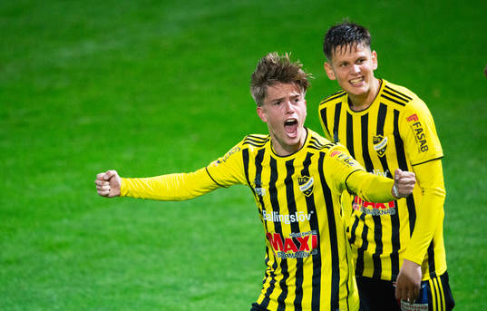 IFK Hässleholms Jussi Tikkanen och Viktor Ahlgren (båda