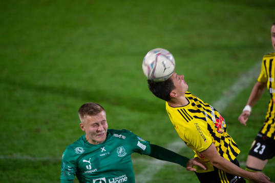 IFK Hässleholms Isak Orajärvi i matchen i div. 2 mellan