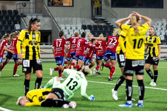 Vittsjös spelare jublar