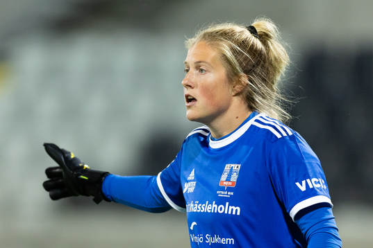 Vittsjös målvakt Elaine Margret Burdett