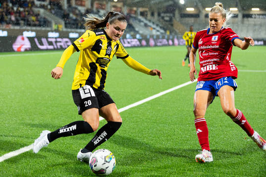 Häckens Hanna Wijk och Vittsjös Charlotte Grant