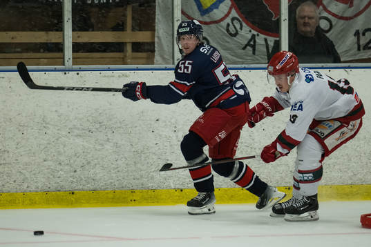 Åsedas Mike Larsson och HA74s Joel Söderström