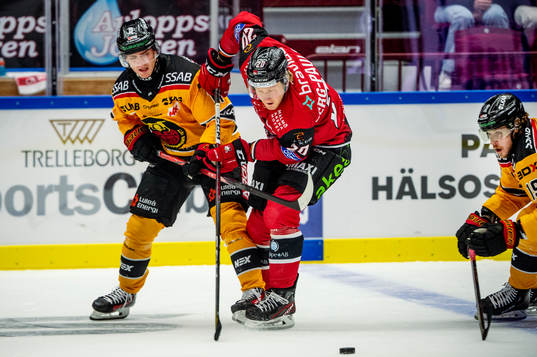 Malmö Redhawks Thomas Berg Paulsen mot Luleås Nikola