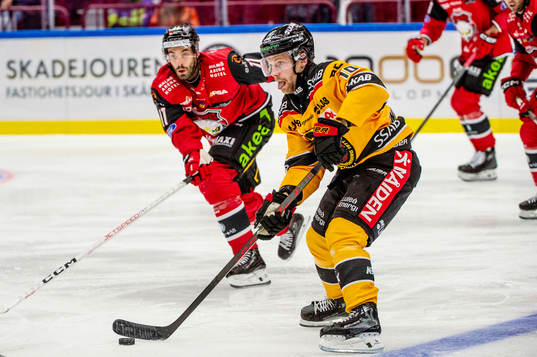 Luleås Einar Emanuelsson mot Malmö Redhawks Markus