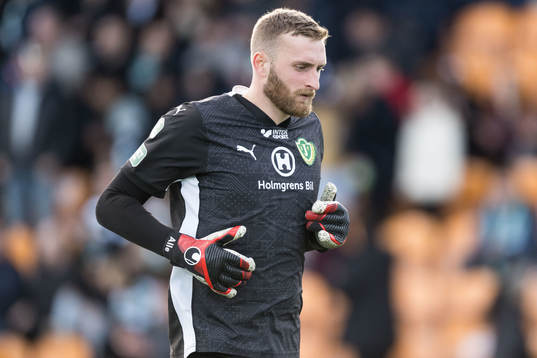Jönköpings Södras Alexander Nilsson deppar