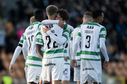 Västerås SKs Olle Edlund och Patric Åslund jublar