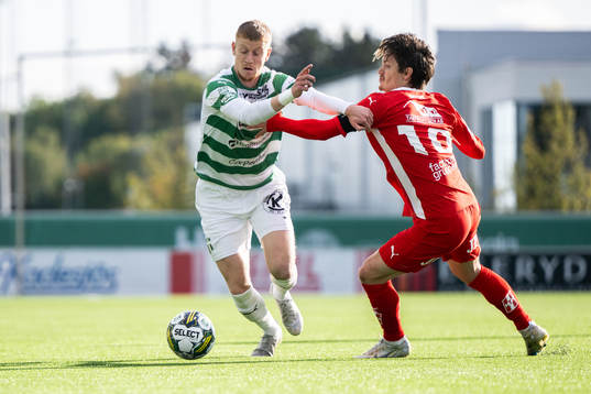 Västerås SKs Daniel Ask och Jönköpings Södras Robin