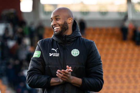 Västerås SKs Jabir Abdihakim Ali jublar