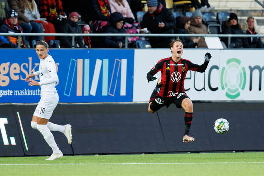 Helsingborgs Ervin Gigovic och Östersunds Cesar Weilid