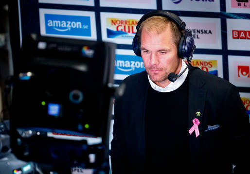 Färjestads tränare Thomas Mitell