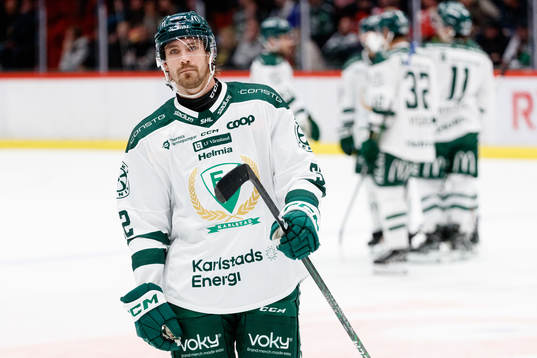 Färjestads August Tornberg deppar