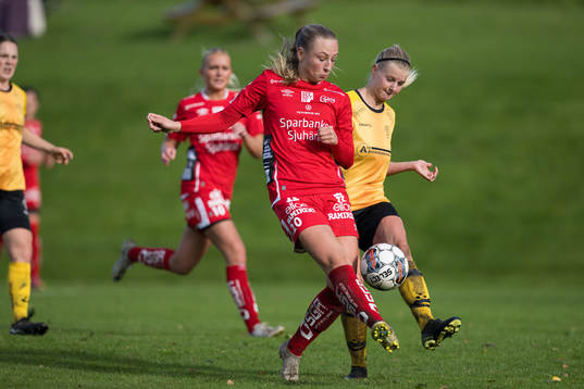 Elfsborgs Stina Jensen och Skepplandas Hanna Classon