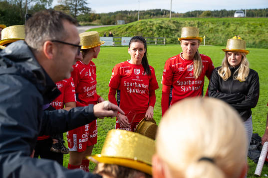 Elfsborgs spelare och ledare firar seriesegern