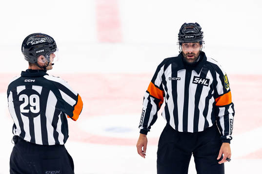 Domare Richard Magnusson och Domare Mikael Sjöqvist