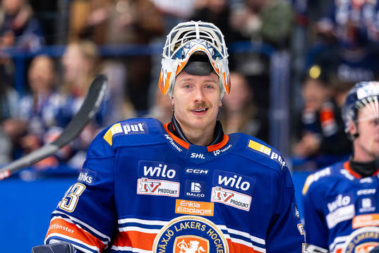 Växjös målvakt Emil Larmi