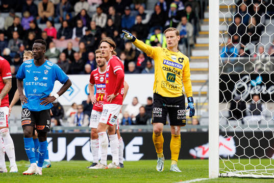 Degerfors målvakt Sondre Lovseth Rossbach