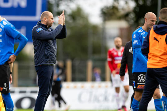 Halmstads tränare Magnus Haglund