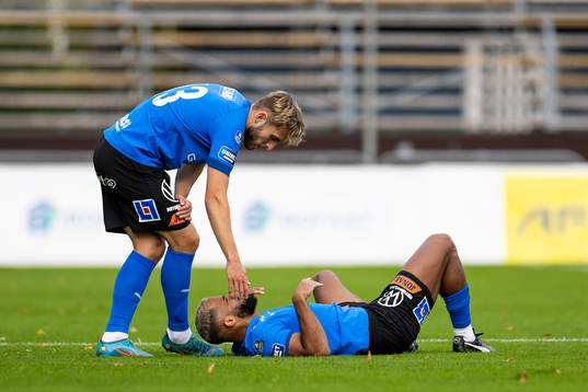 Halmstads Jack Cooper-Love och Phil Ofosu-Ayeh