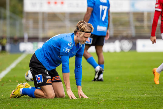 Halmstads Erik Ahlstrand deppar
