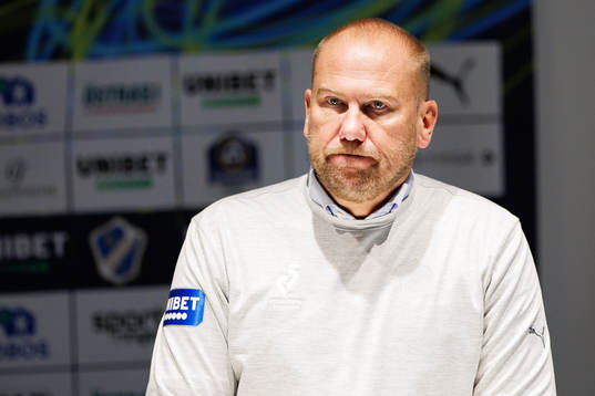 Halmstads tränare Magnus Haglund