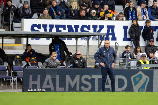 Halmstads tränare Magnus Haglund
