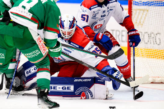 Oskarshamns målvakt Emil Kruse
