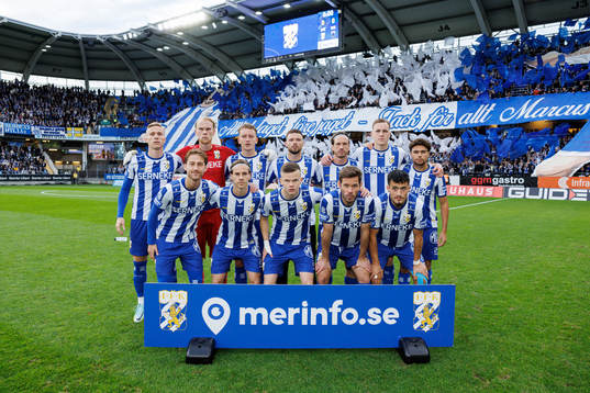 IFK Göteborgs startelva med Marcus Berg innan