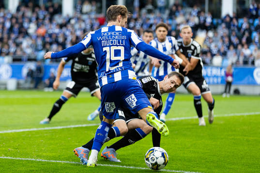 IFK Göteborgs Arbnor Mucolli och Sirius Tobias Carlsson