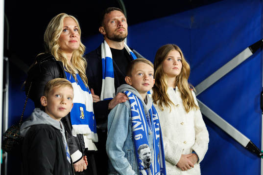 Marcus Berg med familj