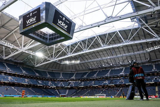 Interör vy över Friends Arena