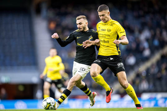 AIKs Ioannis Pittas, Mjällbys Arvid Brorsson