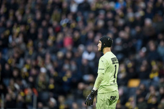 Mjällbys målvakt Noel Törnqvist