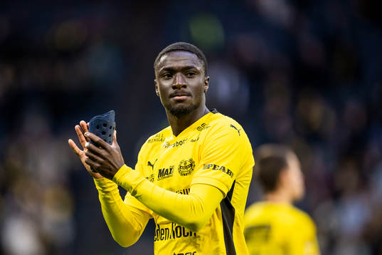 Mjällbys Seedy Imam Jagne deppar